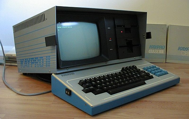 My first computer: a Kaypro 'luggable' (1983)
